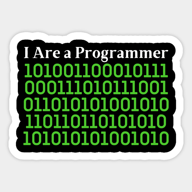 i are programmer Sticker by ThaFunPlace